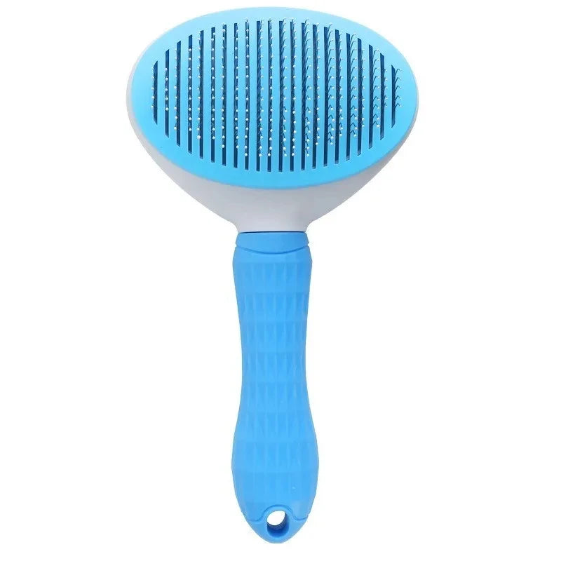 Self-Cleaning Pet Grooming Brush 🐾