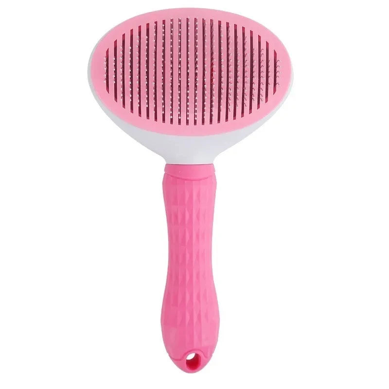 Self-Cleaning Pet Grooming Brush 🐾